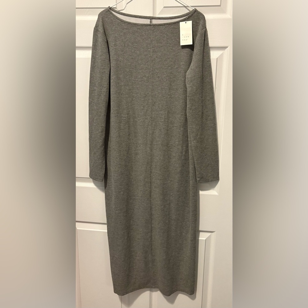 a new day Gray Long Sleeve Dress